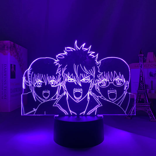 Anime Lamp: Gintoki, Kagura, Shinpachi | Gintama
