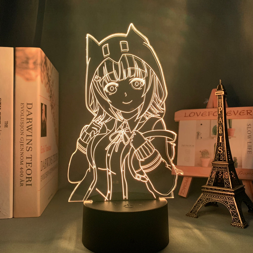 Anime Lamp: Chiaki Nanami Night Light | Danganronpa Anime Gifts