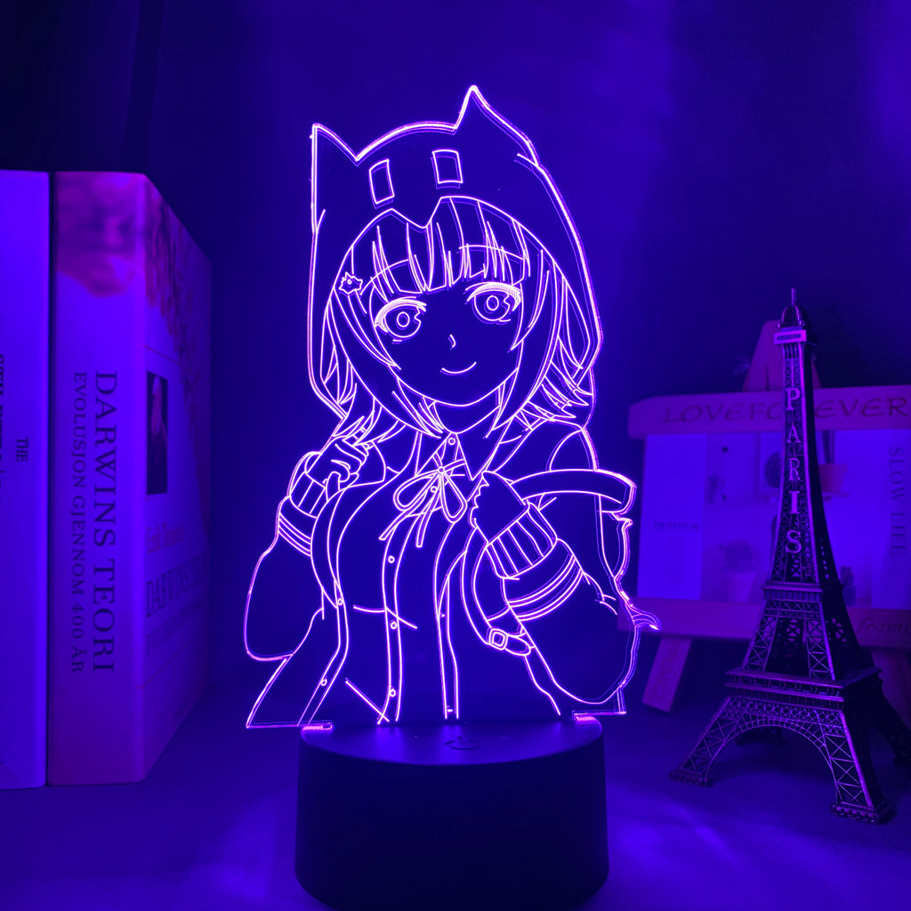 Anime Lamp: Chiaki Nanami Night Light | Danganronpa Anime Gifts