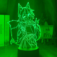 Anime Lamp: Senko Inspired Night Light | The Helpful Fox Senko San Anime Gifts