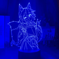 Anime Lamp: Senko Inspired Night Light | The Helpful Fox Senko San Anime Gifts