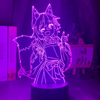 Anime Lamp: Senko Inspired Night Light | The Helpful Fox Senko San Anime Gifts