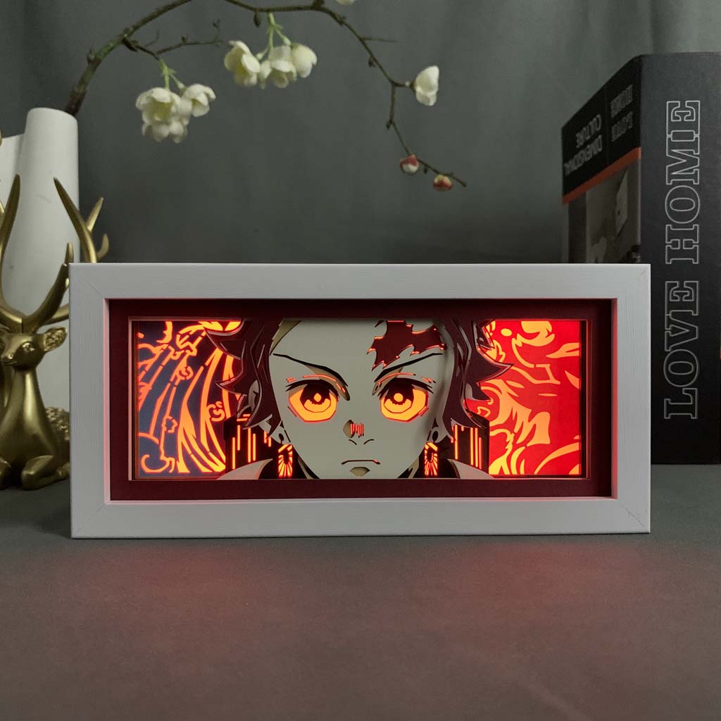 Anime Light Box: Tanjiro Kamado Inspired | Demon Slayer Anime Gifts