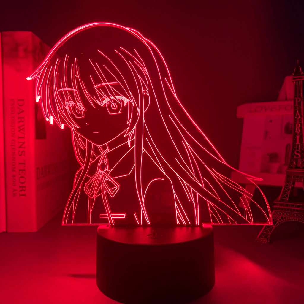 Anime Lamp: Kanade Tachibana Inspired Night Light | Angel Beats Anime Gifts