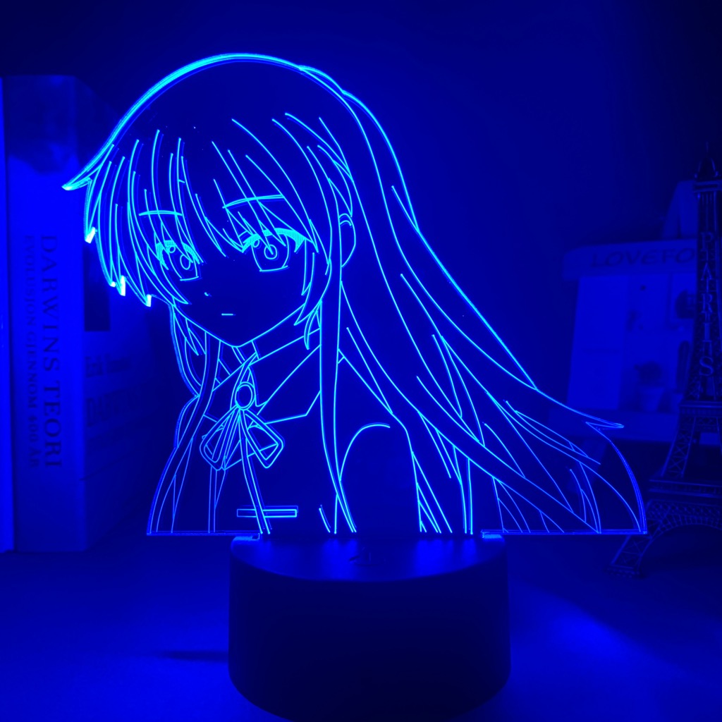 Anime Lamp: Kanade Tachibana Inspired Night Light | Angel Beats Anime Gifts