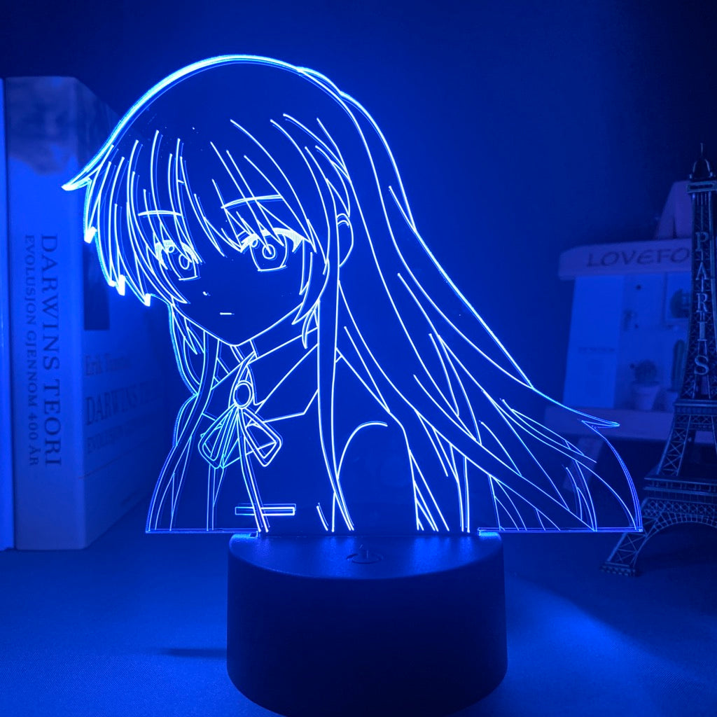 Anime Lamp: Kanade Tachibana Inspired Night Light | Angel Beats Anime Gifts