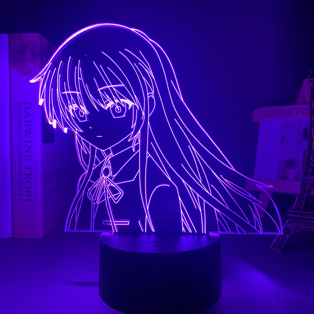 Anime Lamp: Kanade Tachibana Inspired Night Light | Angel Beats Anime Gifts
