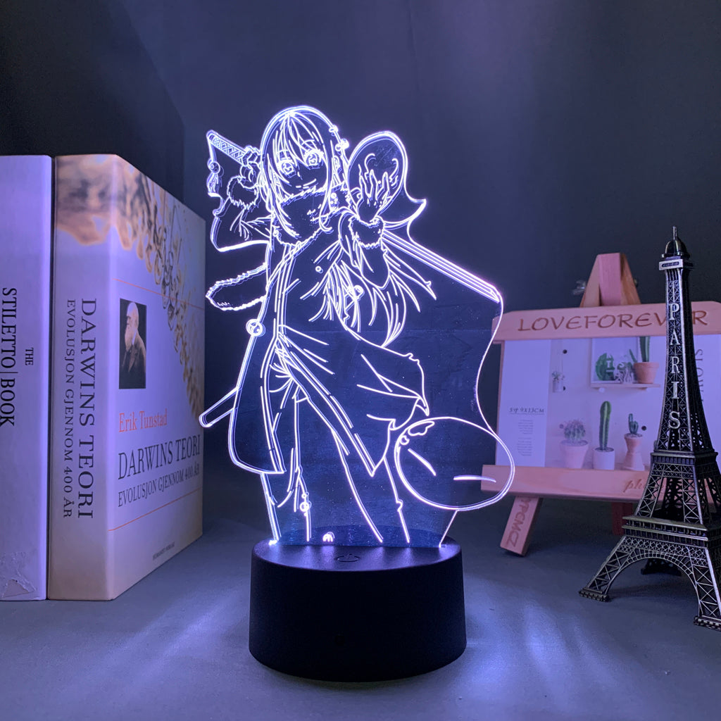 Anime Lamp: Rimuru Tempest Inspired Night Light | Reincarnated As A Slime Anime Gifts