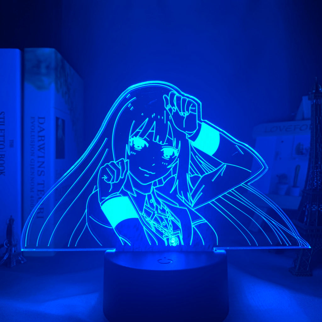 Anime Lamp: Yumeko Jabami Inspired Night Light | Kakegurui Anime Gifts