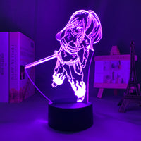 Anime Lamp: Erza Scarlet Night Light | Fairy Tail Anime Gifts