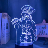 Anime Lamp: Escanor Inspired Night Light | The Seven Deadly Sins Anime Gifts