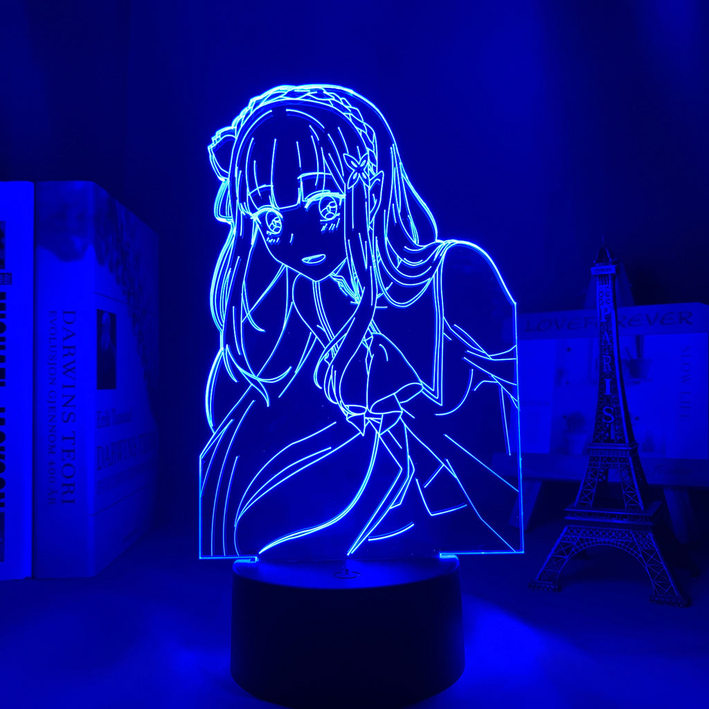 Anime Lamp: Emilia | Re Zero