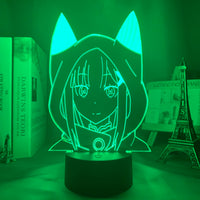 Anime Lamp: Emilia Inspired Night Light | Re Zero  Anime Gifts