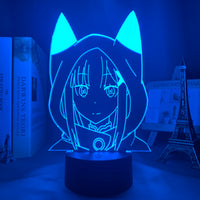 Anime Lamp: Emilia Inspired Night Light | Re Zero  Anime Gifts