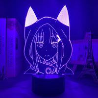 Anime Lamp: Emilia Inspired Night Light | Re Zero  Anime Gifts