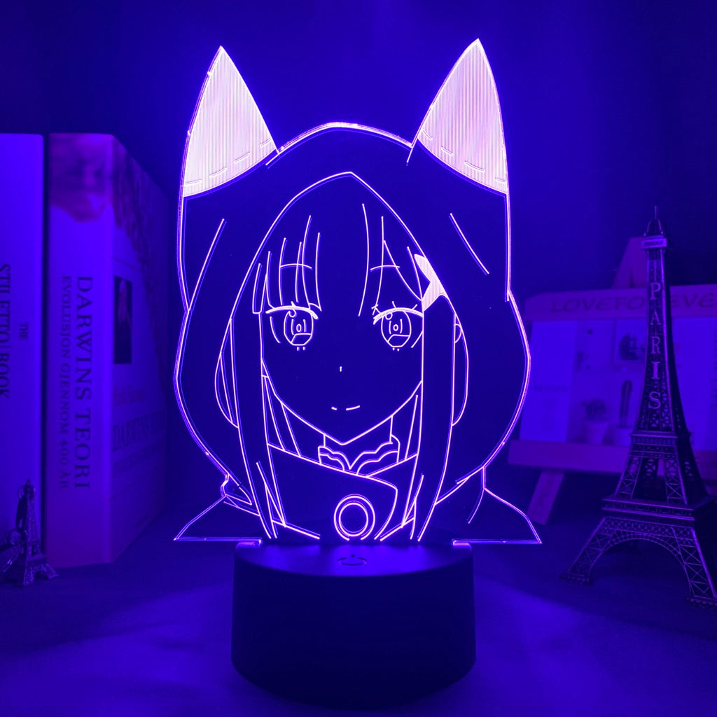 Anime Lamp: Emilia Inspired Night Light | Re Zero  Anime Gifts