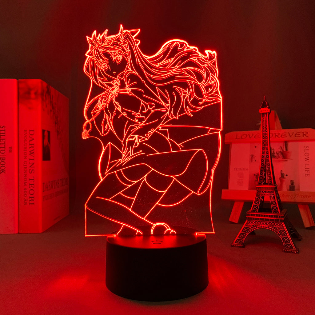 Anime Lamp: Rin Tohsaka Inspired Night Light | Fate Series Anime Gifts