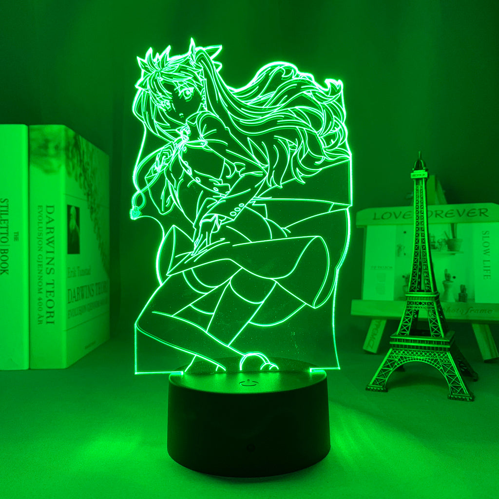 Anime Lamp: Rin Tohsaka Inspired Night Light | Fate Series Anime Gifts