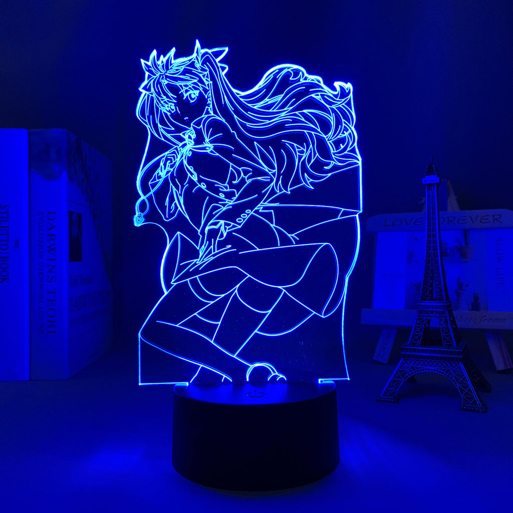 Anime Lamp: Rin Tohsaka Inspired Night Light | Fate Series Anime Gifts
