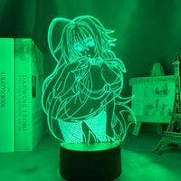 Anime Lamp: Rias Gremory Night Light | Highschool DxD Anime Gifts