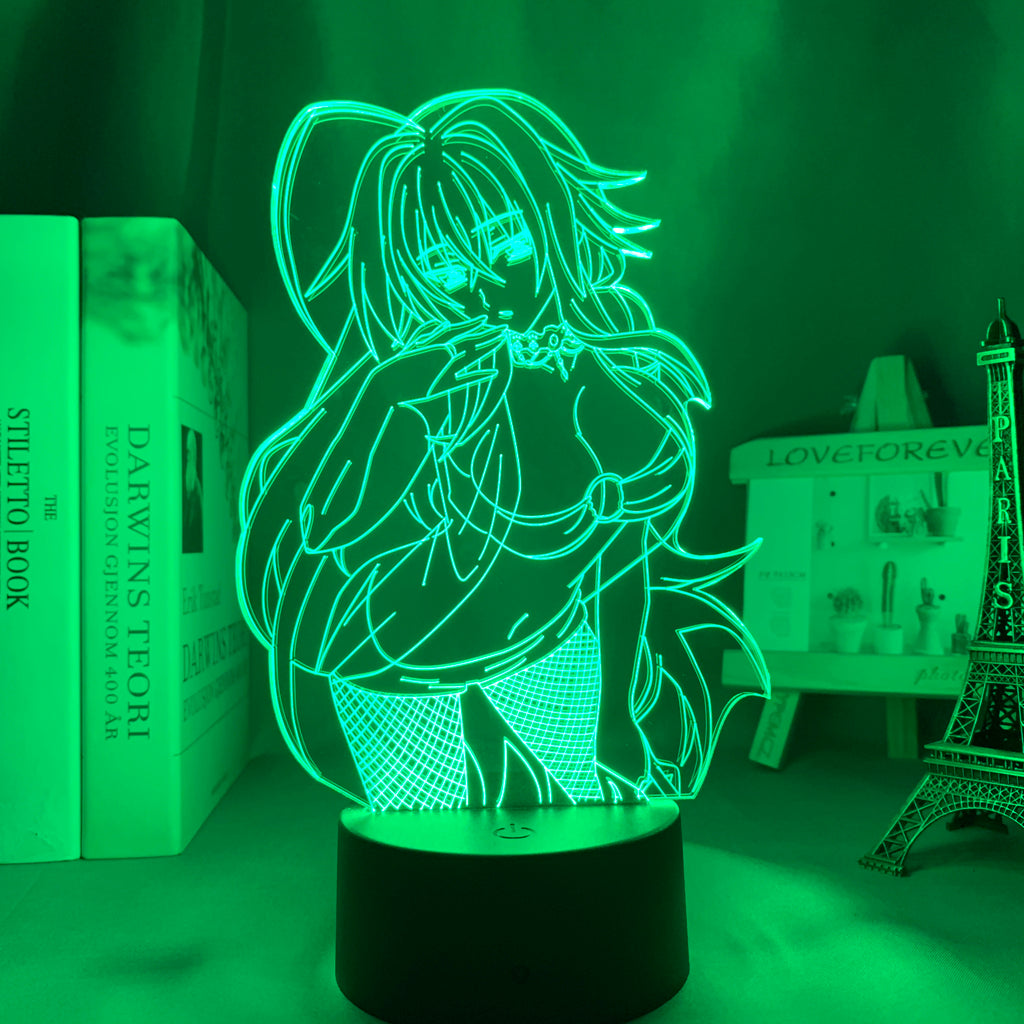 Anime Lamp: Rias Gremory Night Light | Highschool DxD Anime Gifts