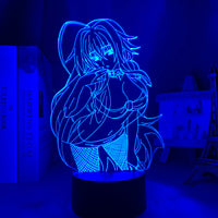 Anime Lamp: Rias Gremory Night Light | Highschool DxD Anime Gifts