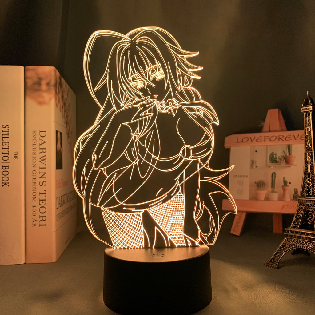 Anime Lamp: Rias Gremory Night Light | Highschool DxD Anime Gifts