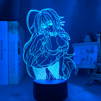Anime Lamp: Rias Gremory Night Light | Highschool DxD Anime Gifts