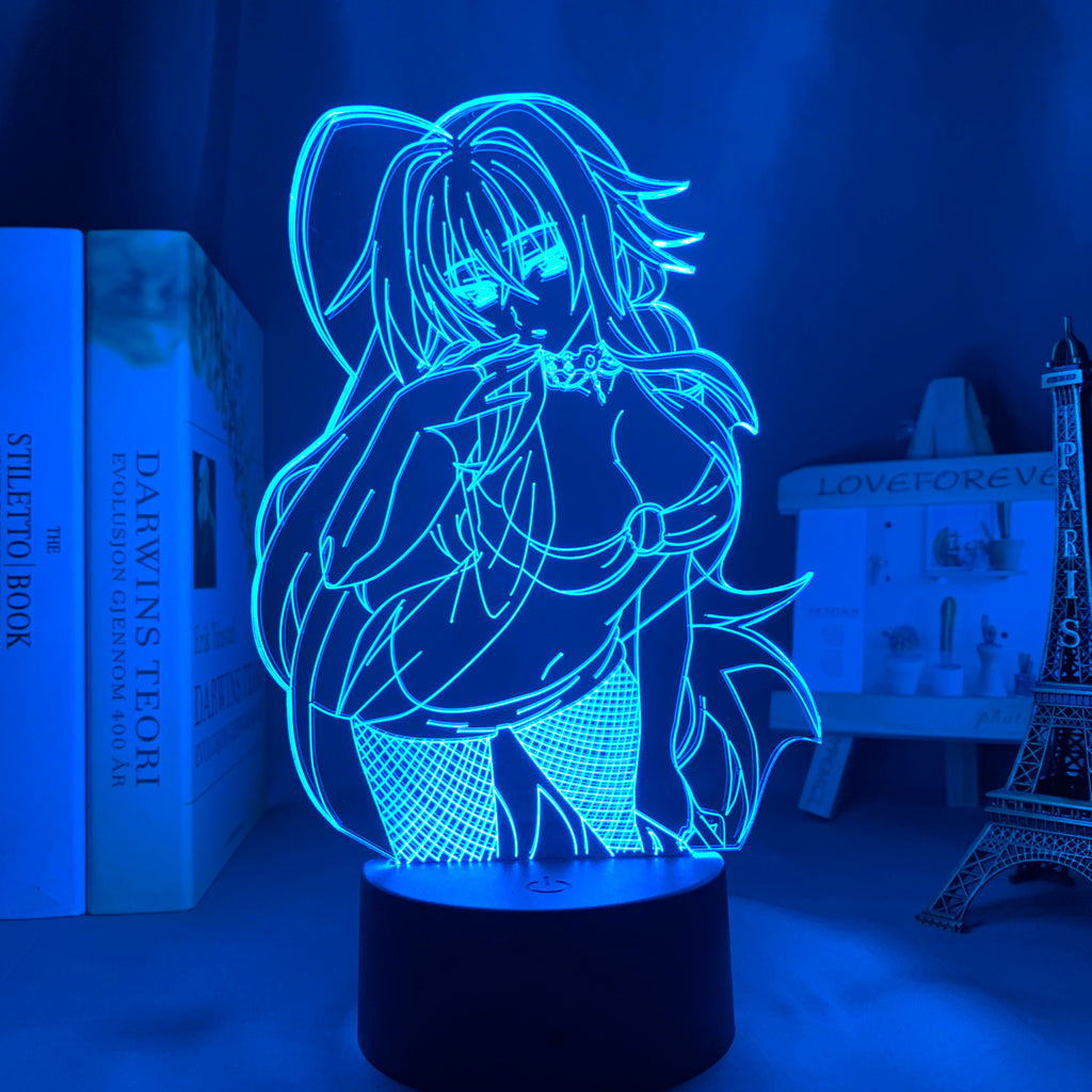Anime Lamp: Rias Gremory Night Light | Highschool DxD Anime Gifts