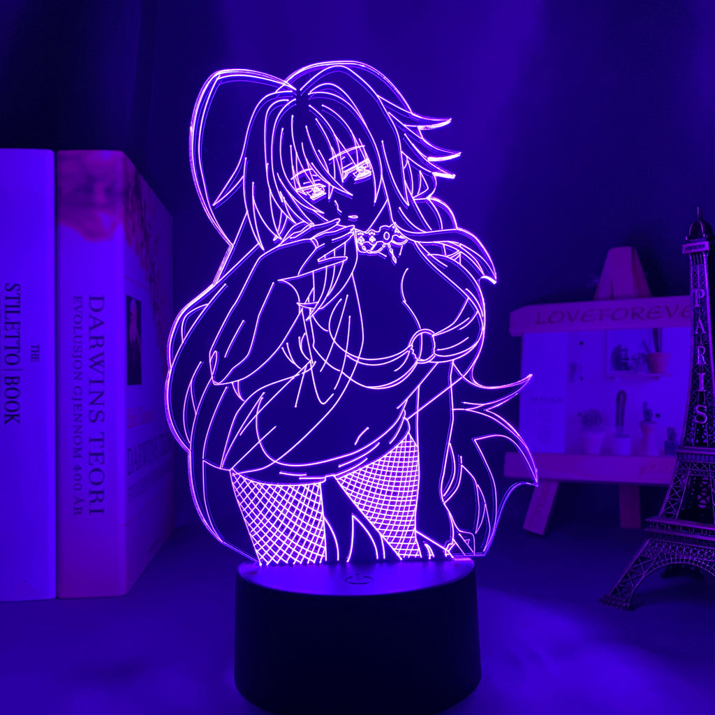 Anime Lamp: Rias Gremory Night Light | Highschool DxD Anime Gifts