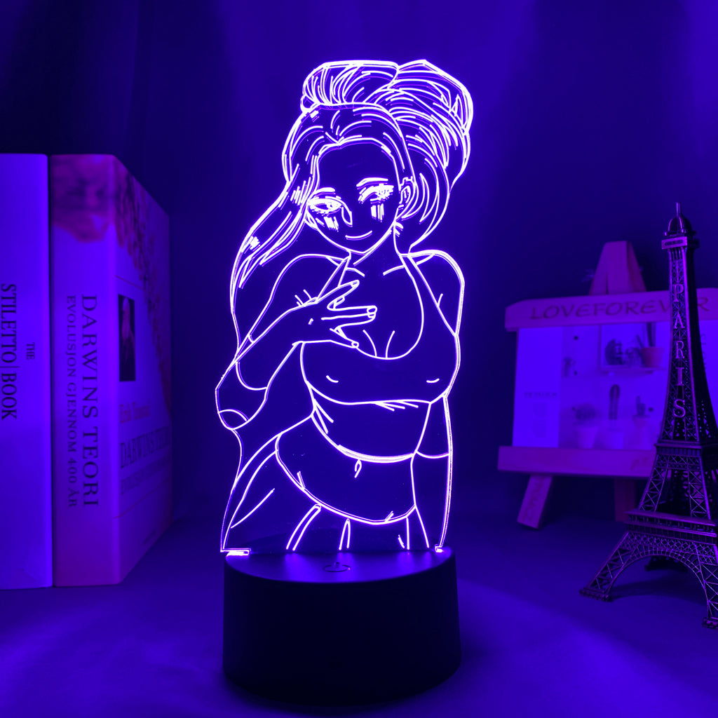 Anime Lamp: Momo Yaoyorozu Inspired Night Light | My Hero Academia Anime Gifts