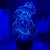 Anime Lamp: Megumin Inspired Night Light | Konosuba Anime Gifts