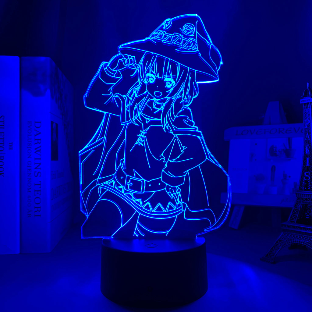 Anime Lamp: Megumin Inspired Night Light | Konosuba Anime Gifts