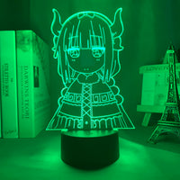 Anime Lamp: Kanna Kamui Night Light | Miss Kobayashi's Dragon Maid Anime Gifts