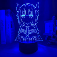 Anime Lamp: Kanna Kamui Night Light | Miss Kobayashi's Dragon Maid Anime Gifts