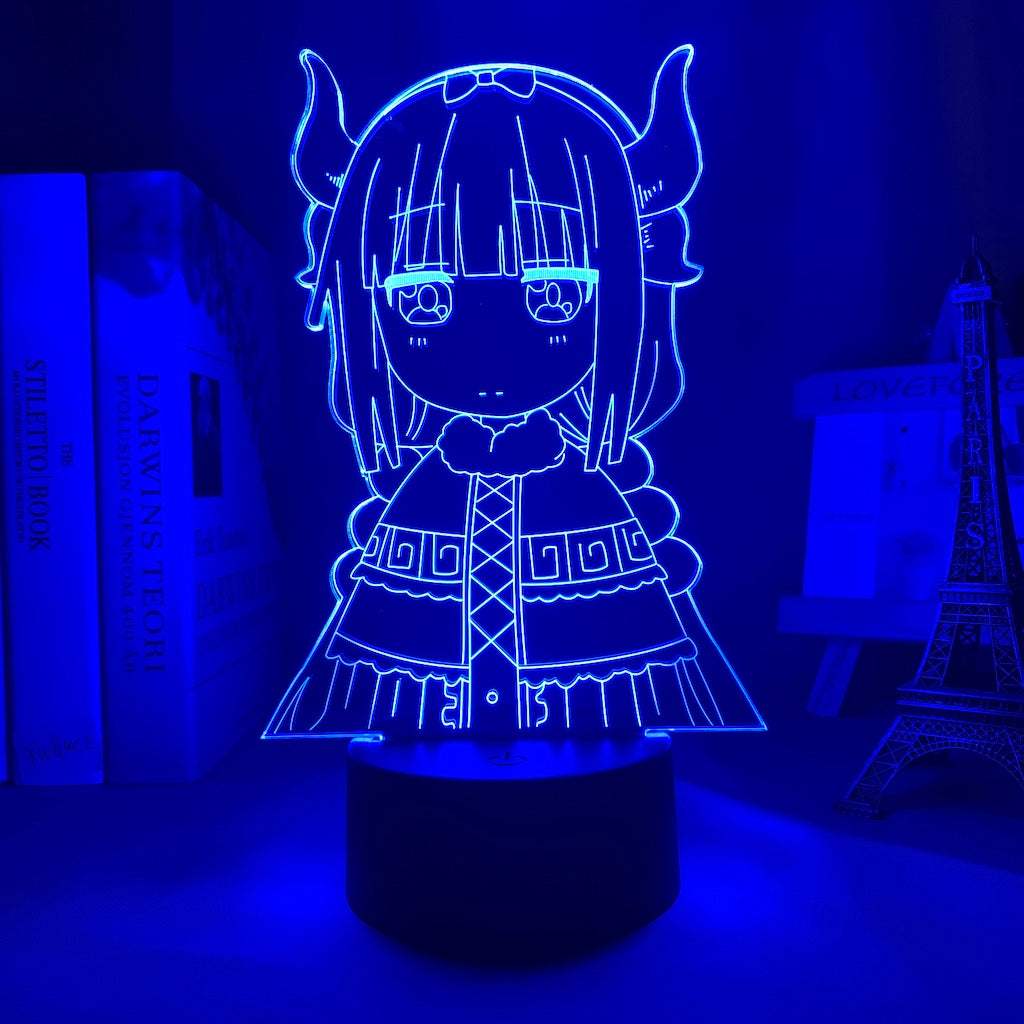 Anime Lamp: Kanna Kamui Night Light | Miss Kobayashi's Dragon Maid Anime Gifts