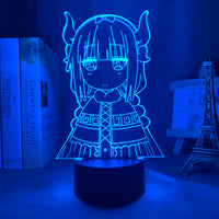 Anime Lamp: Kanna Kamui Night Light | Miss Kobayashi's Dragon Maid Anime Gifts