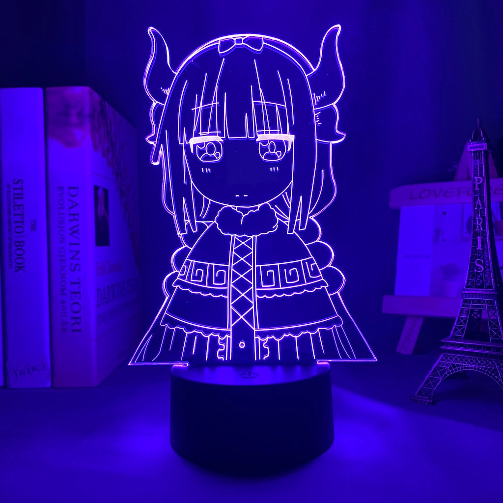 Anime Lamp: Kanna Kamui Night Light | Miss Kobayashi's Dragon Maid Anime Gifts