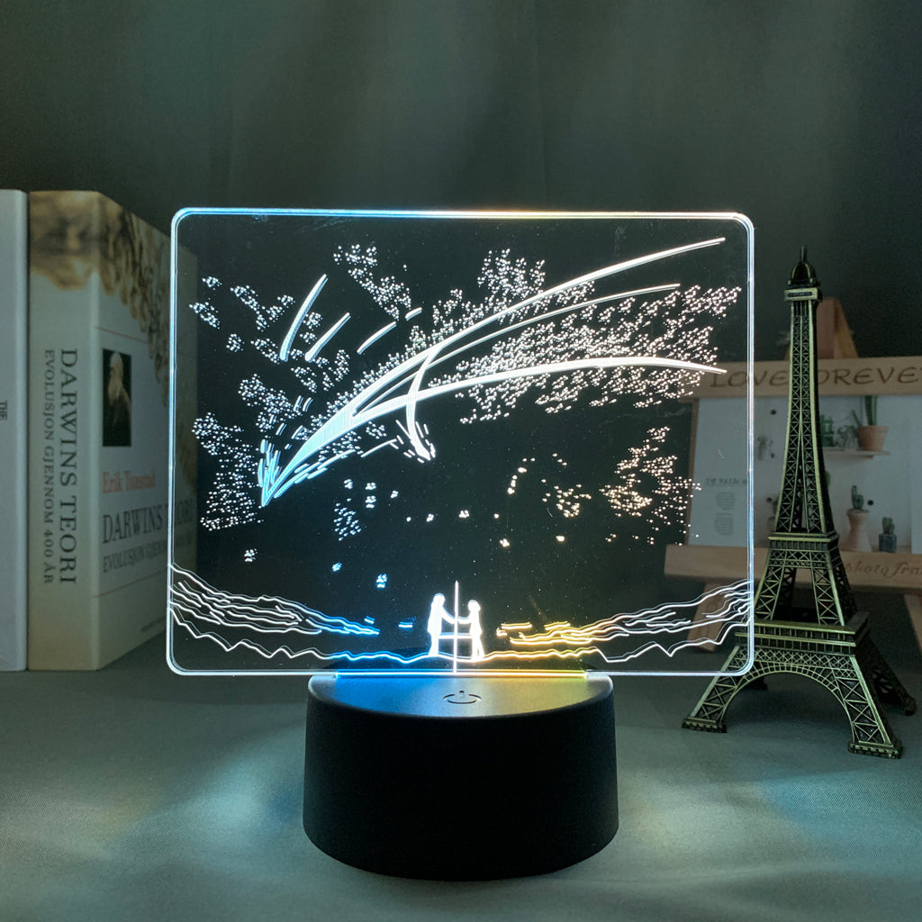 Anime Lamp: Mitsuha & Taki | Your Name