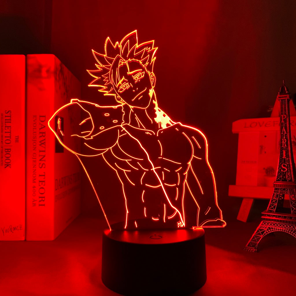Anime Lamp: Ban Inspired Night Light | The Seven Deadly Sins Anime Gifts