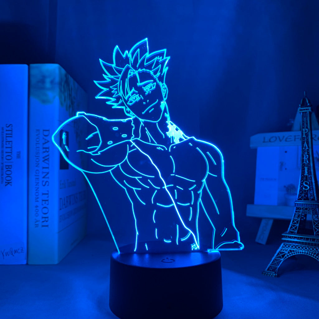 Anime Lamp: Ban Inspired Night Light | The Seven Deadly Sins Anime Gifts