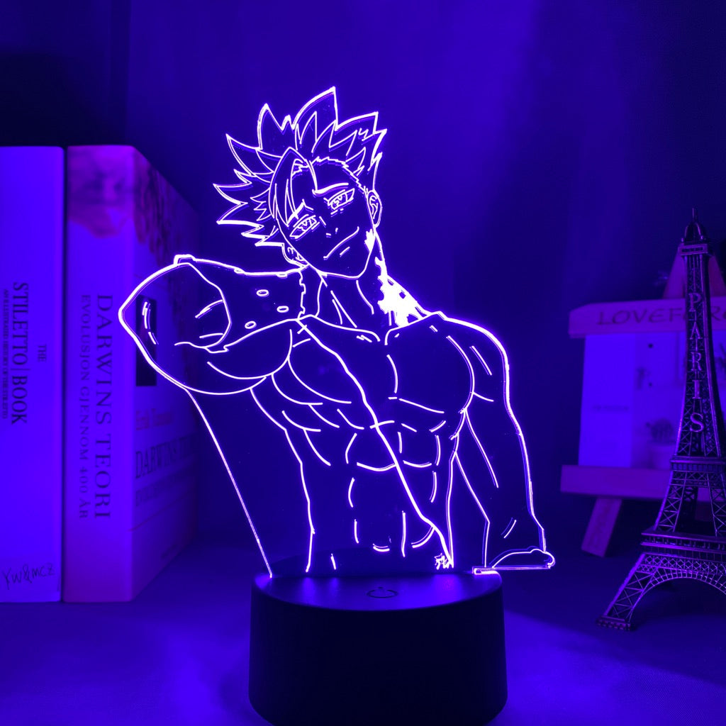 Anime Lamp: Ban Inspired Night Light | The Seven Deadly Sins Anime Gifts