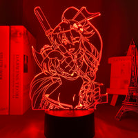 Anime Lamp: Yoko Littner Inspired Night Light | Gurren Lagann Anime Gifts