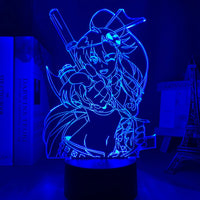 Anime Lamp: Yoko Littner Inspired Night Light | Gurren Lagann Anime Gifts