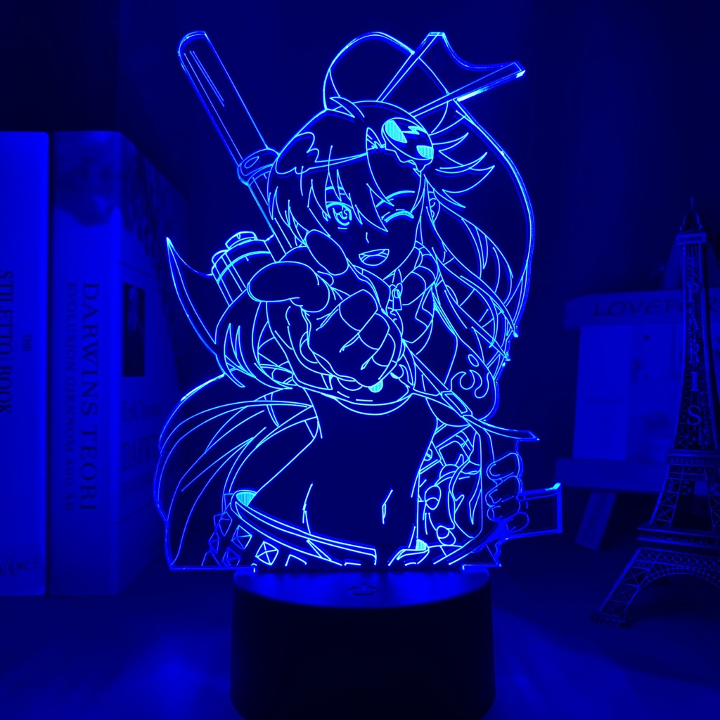 Anime Lamp: Yoko Littner Inspired Night Light | Gurren Lagann Anime Gifts