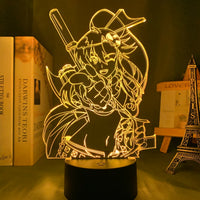 Anime Lamp: Yoko Littner Inspired Night Light | Gurren Lagann Anime Gifts