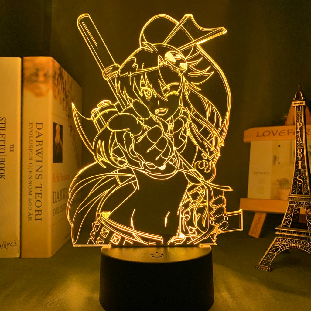 Anime Lamp: Yoko Littner Inspired Night Light | Gurren Lagann Anime Gifts