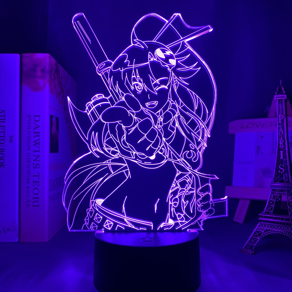 Anime Lamp: Yoko Littner Inspired Night Light | Gurren Lagann Anime Gifts