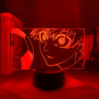 Anime Lamp: Yoichi Isagi Inspired Night Light | Blue Lock Anime Gifts