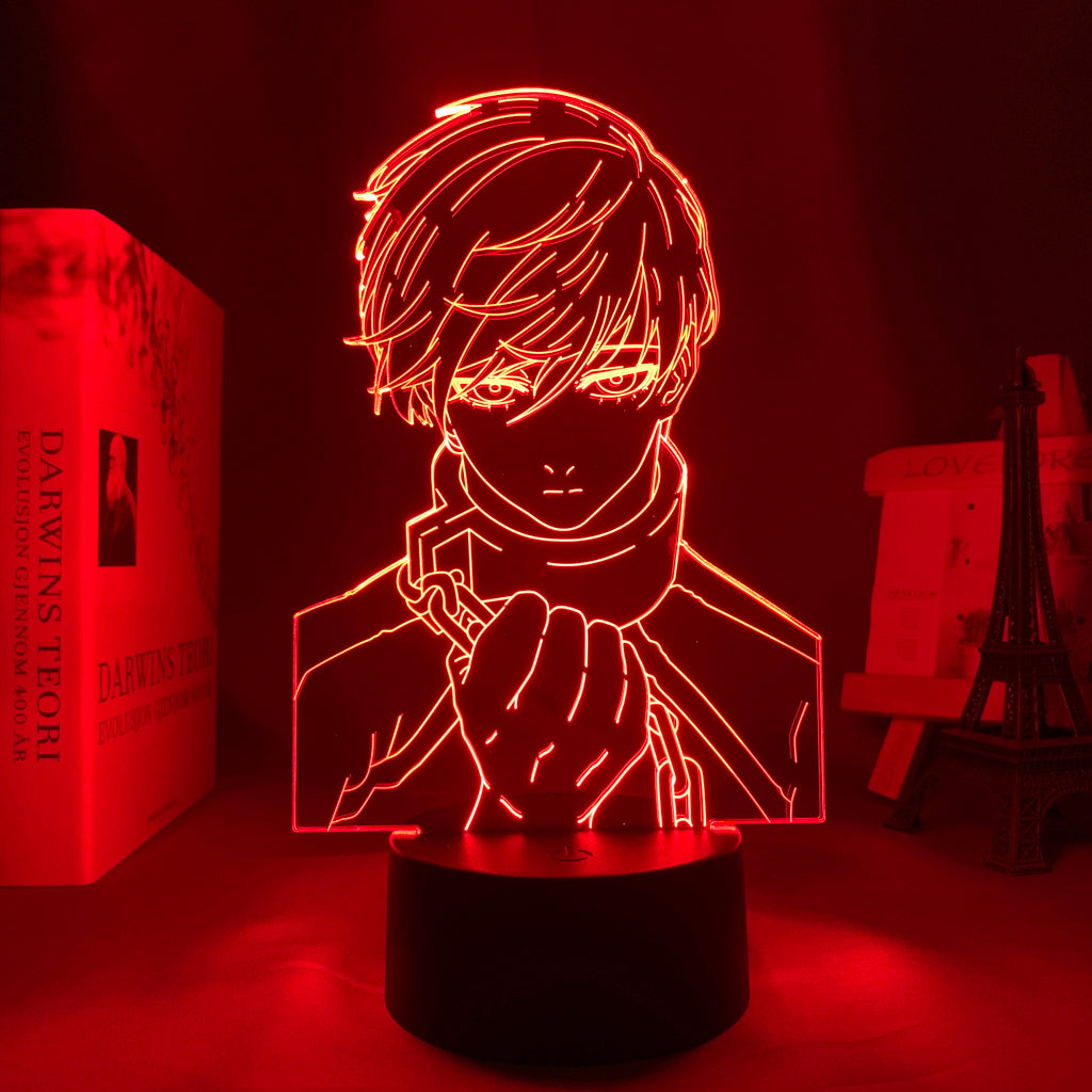 Anime Lamp: Rin Itoshi Inspired Night Light | Blue Lock Anime Gifts